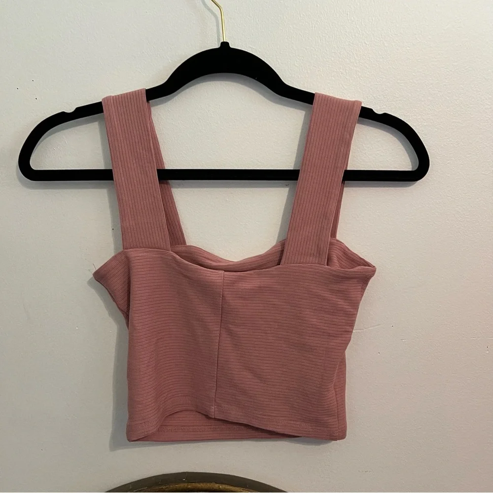 Free people crop tank small blush